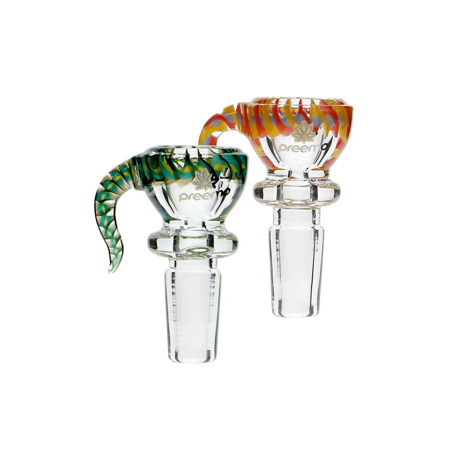 
Clear bowl with worked helix color glass throughout the roll stopper. A beautiful accessory for your glass always makes your experience a little more pleasant, espepreemo - Helix Bowl [P039]Bongs Accessoriesempire420