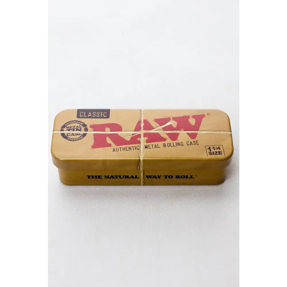 Raw 1-1/4 roll caddy metal roll case_1