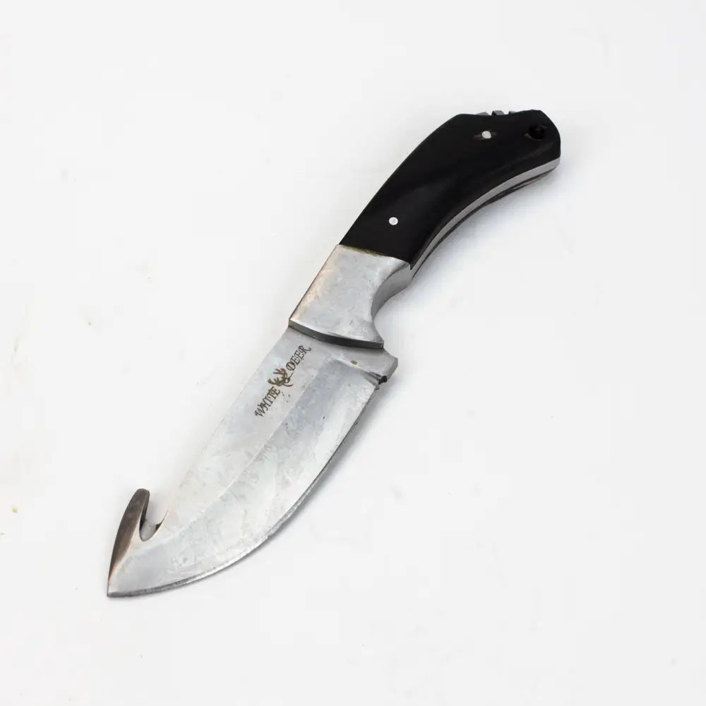 Skinner knife Buffalo Horn Grip Drop Point [WD9412]_4