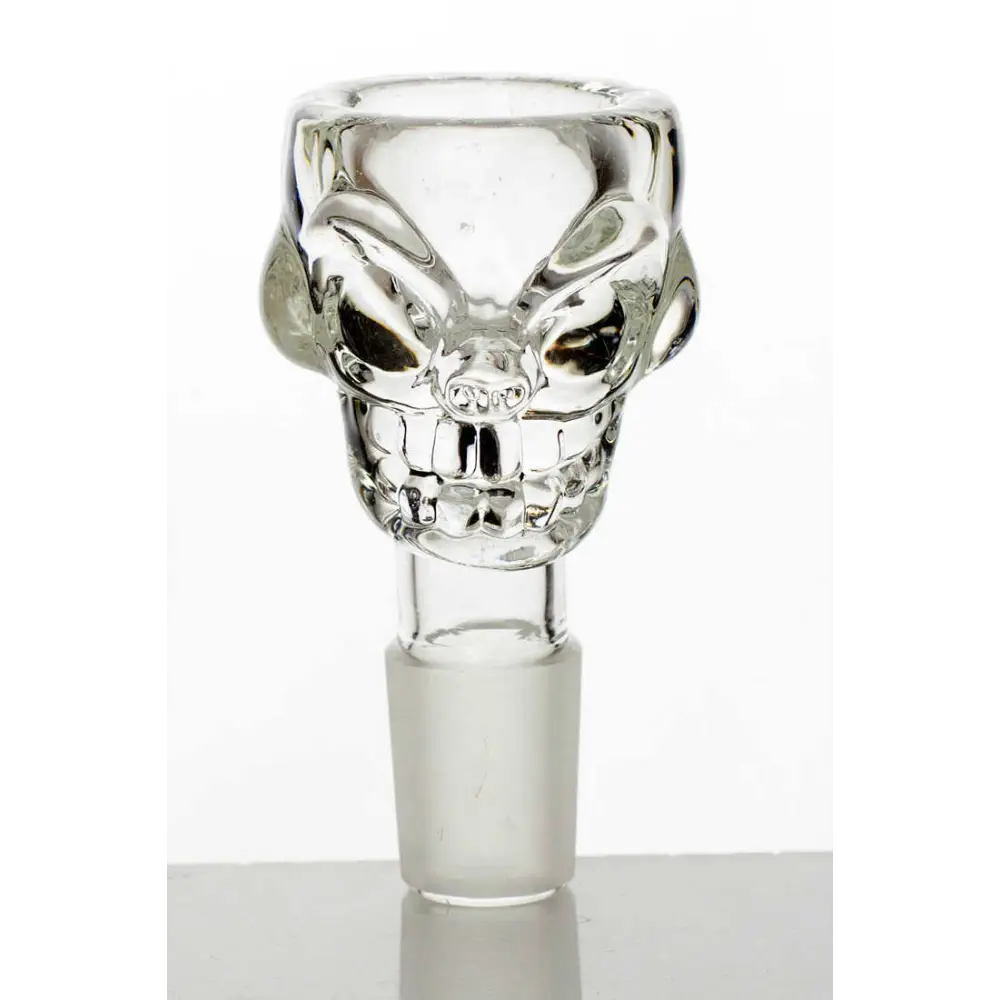 Skull shape glass large bowl_1