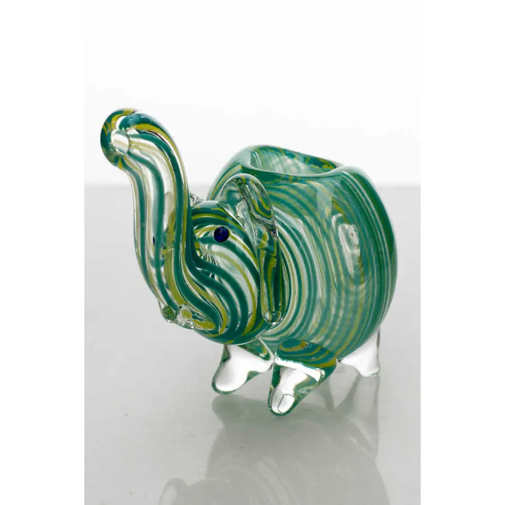 Small elephant glass hand pipe_3