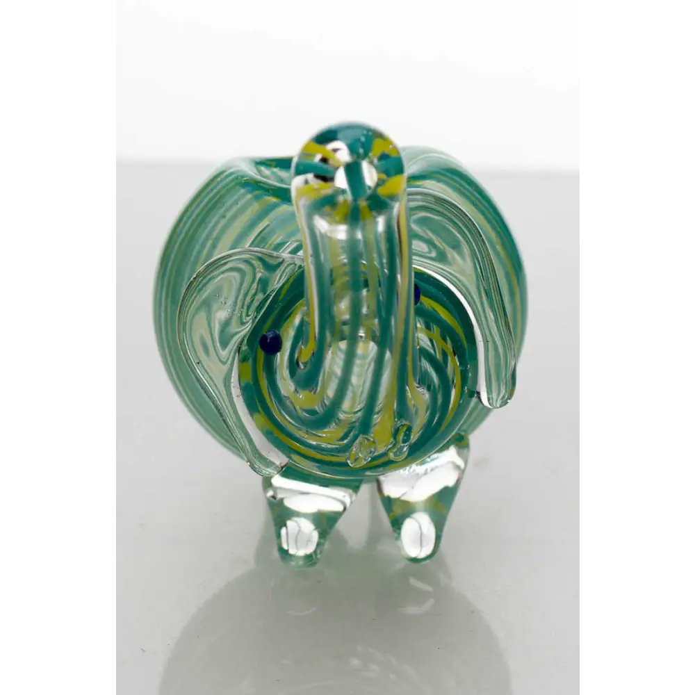 Small elephant glass hand pipe_1