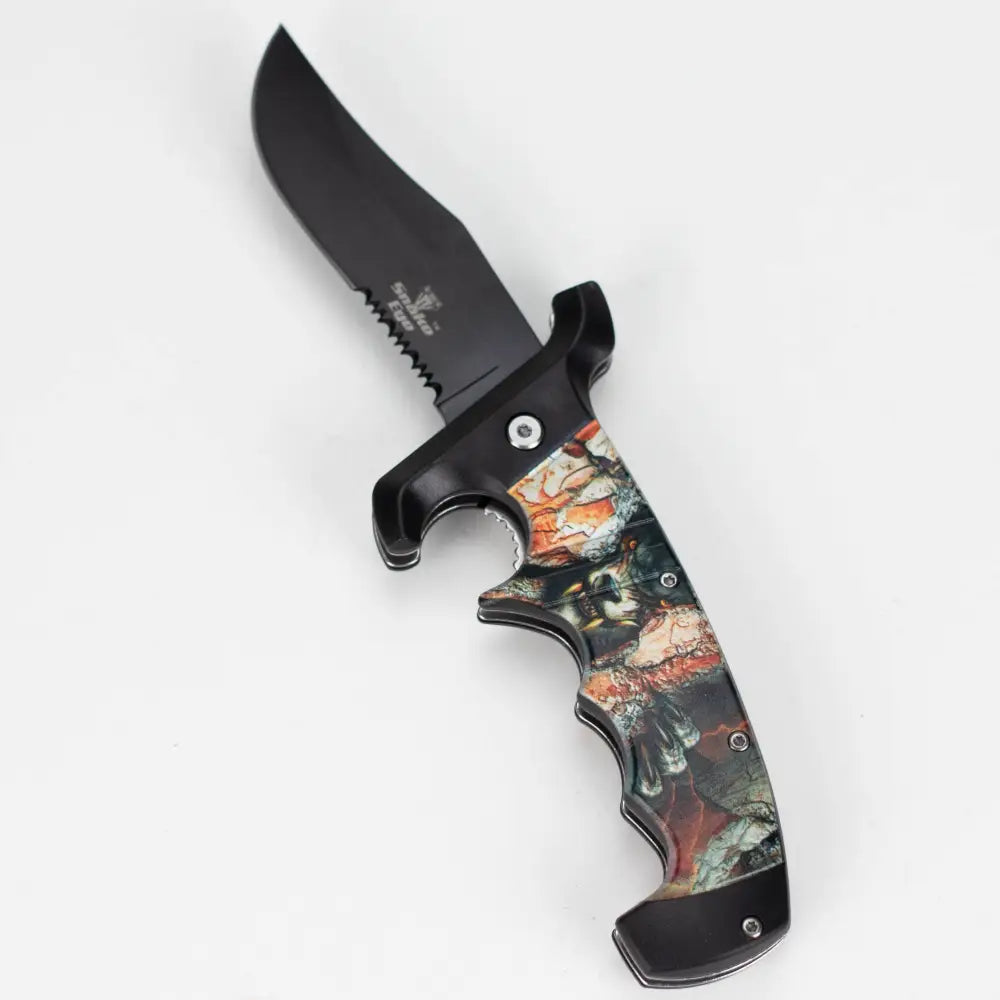 Snake Eye | 9″ Animal – Folding Knife Belt Clip [SE-5251]_2