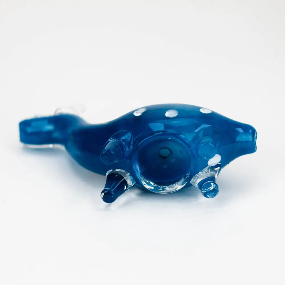 Standing Deer Small glass hand pipe_4