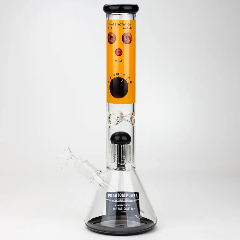 THE TRAGICALLY HIP-15.5" glass water pipe with single percolator by Infyniti_4