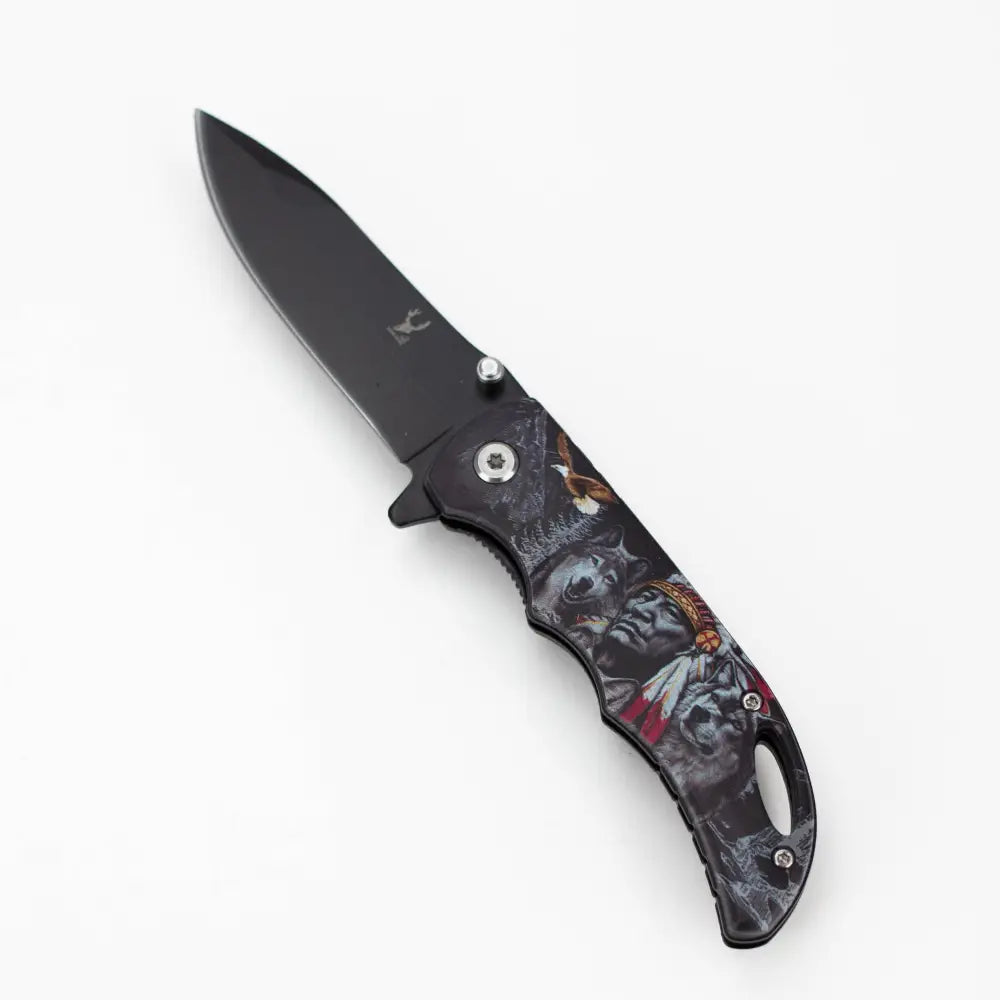 TheBoneEdge 7" Stainless Steel Folding Knife [Chief]_3