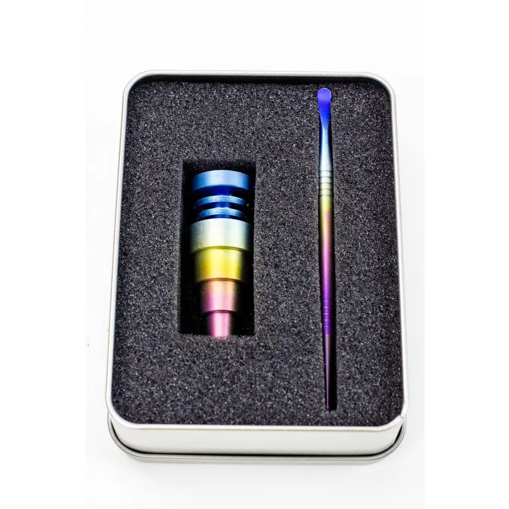 Titanium 6-in-1 Domeless Nail and Dabber set_6