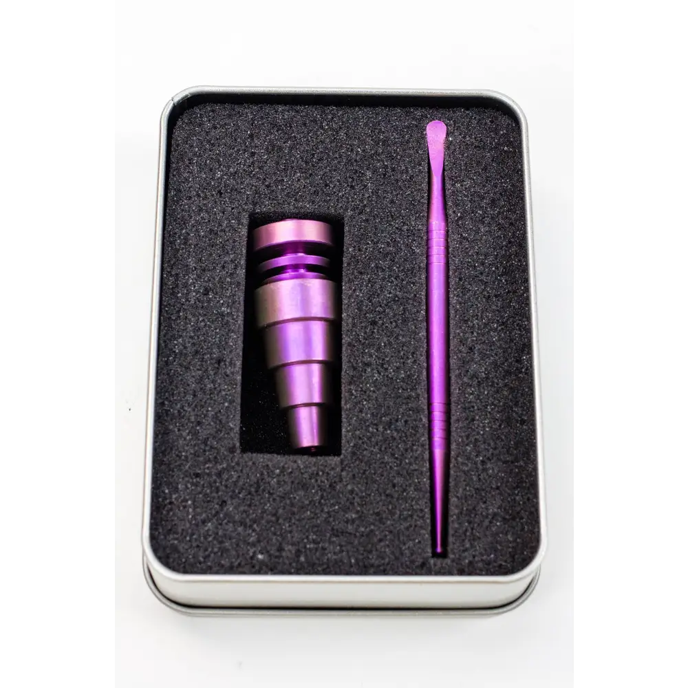 Titanium 6-in-1 Domeless Nail and Dabber set_4