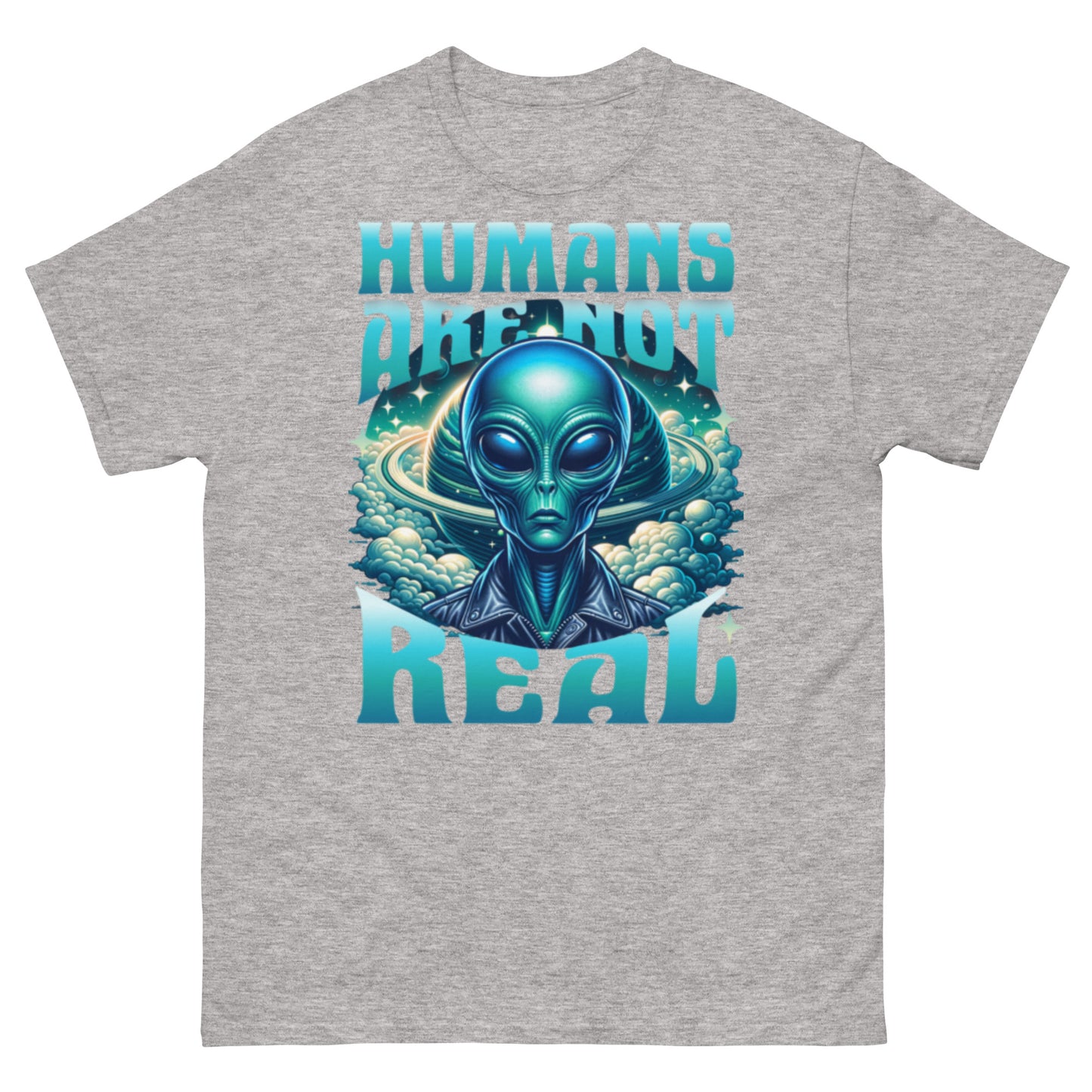 humans are not real Unisex classic tee