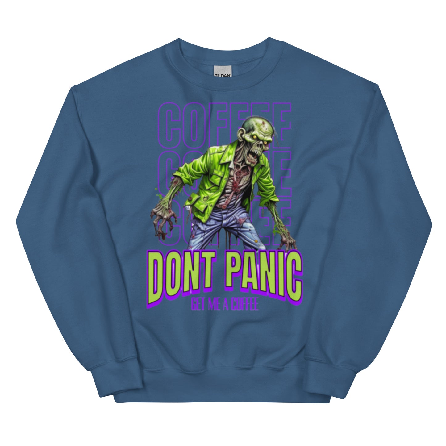 Unisex Sweatshirt zombie without coffee