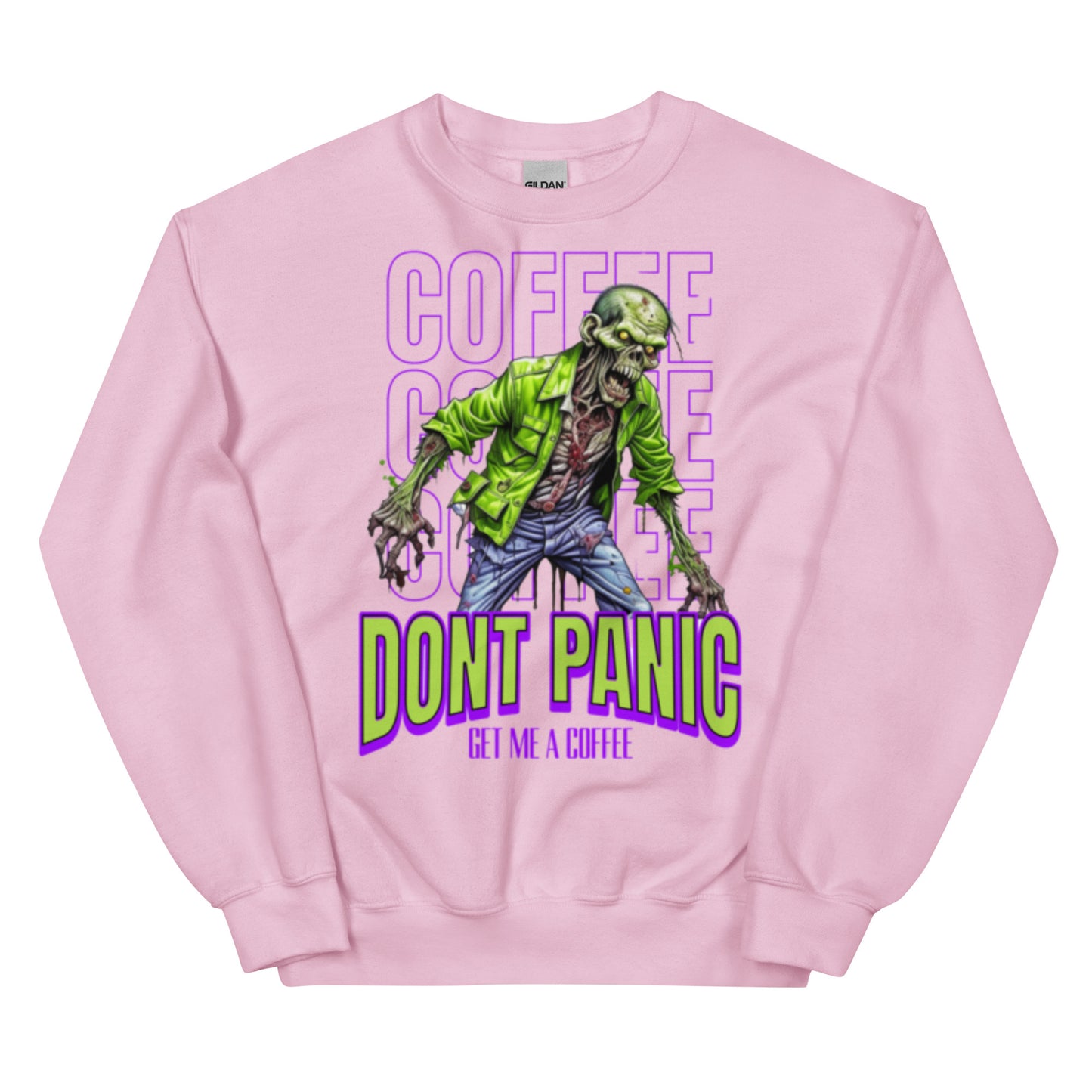 Unisex Sweatshirt zombie without coffee