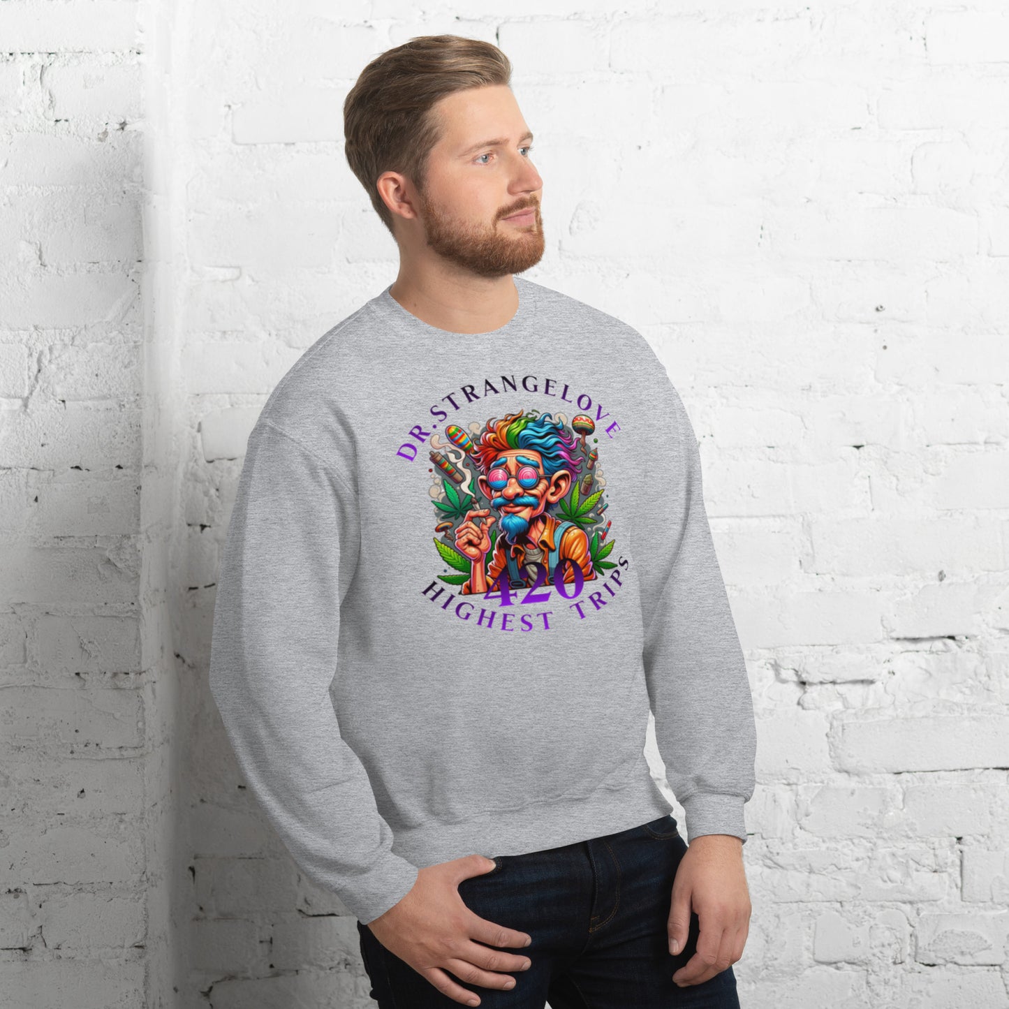 Unisex Sweatshirt higher trips