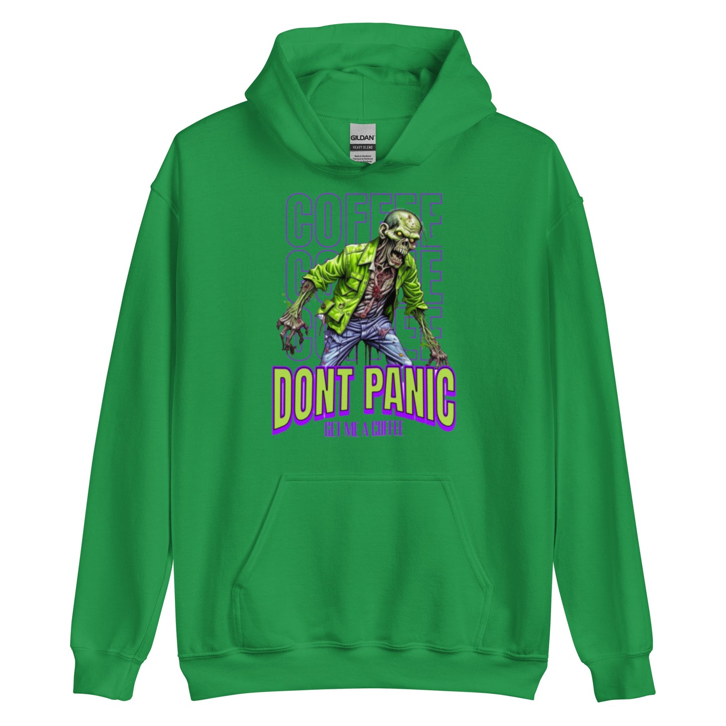 Unisex Hoodie zombie without coffee