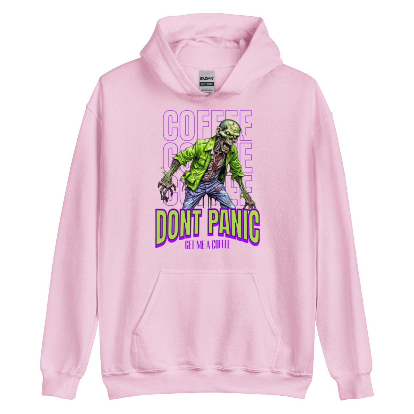 Unisex Hoodie zombie without coffee