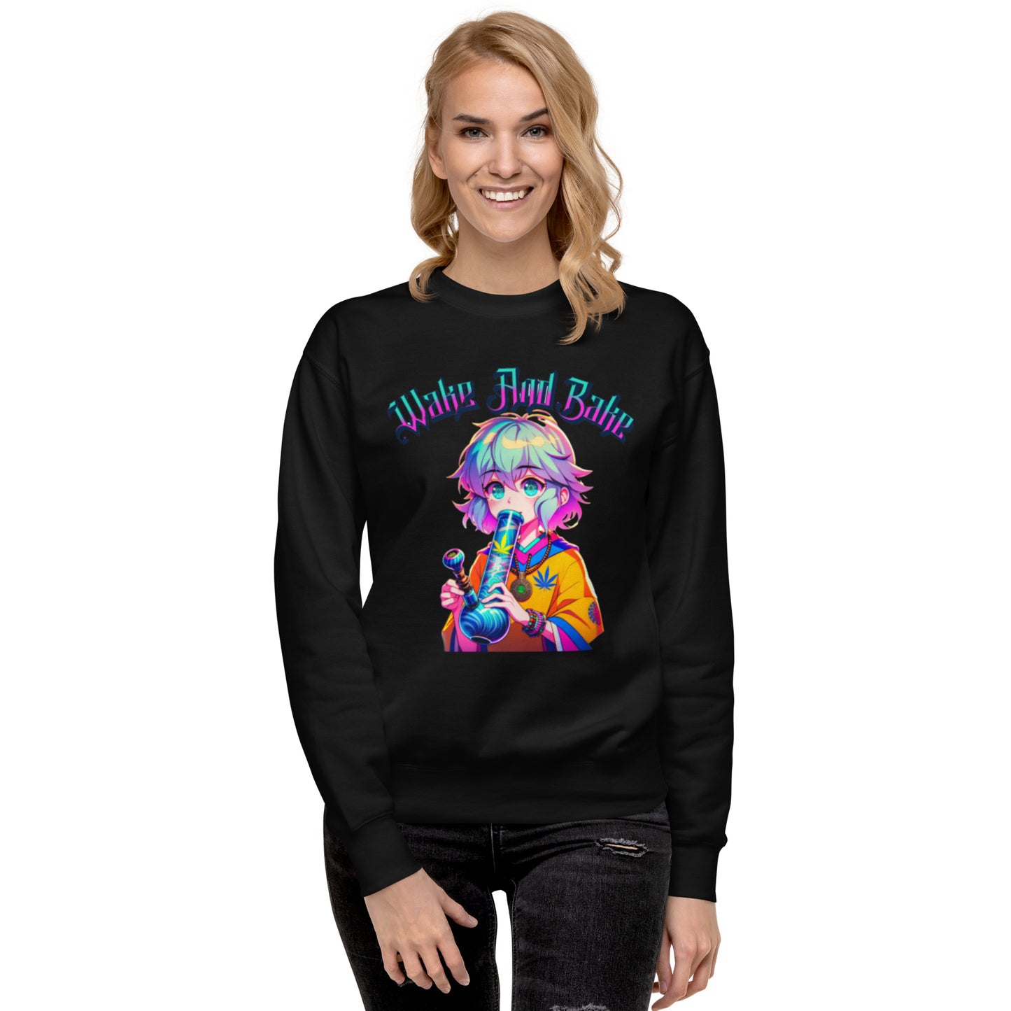 wake and bake Unisex Premium Sweatshirt