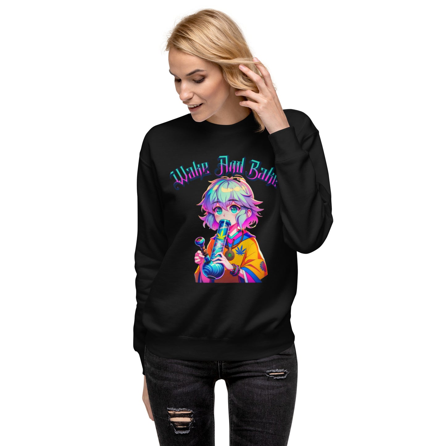 wake and bake Unisex Premium Sweatshirt