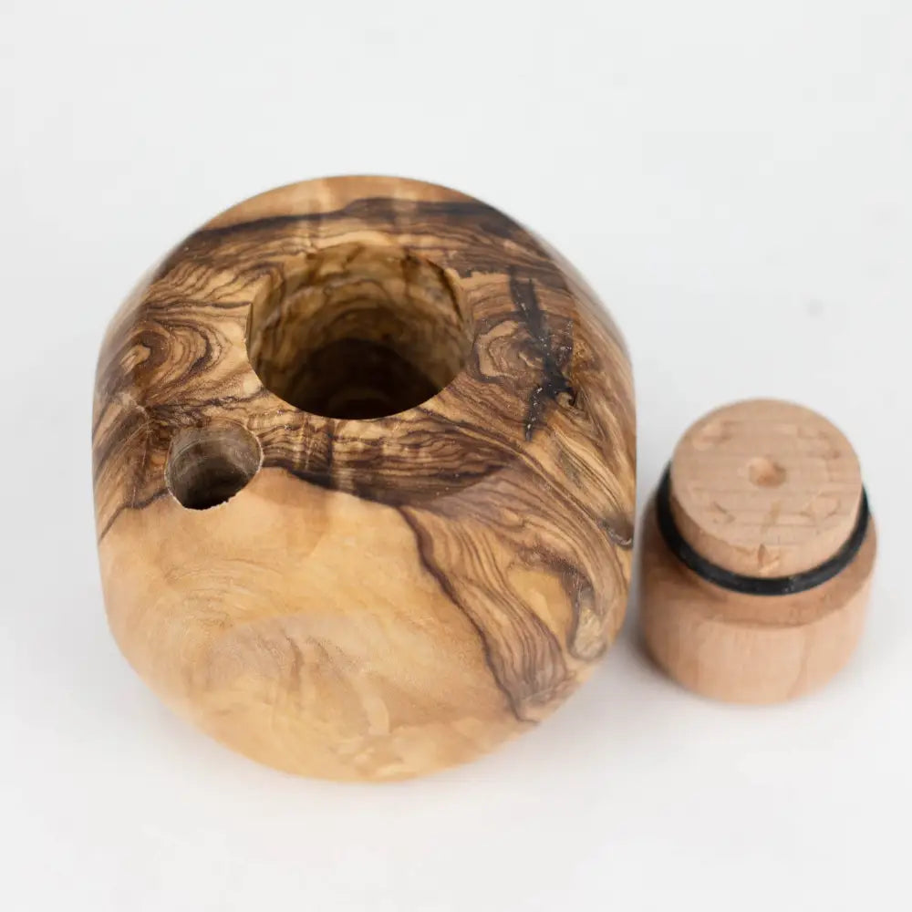 VOW | Olive Wood Apple Dugout/Smoker's Gift 1_6