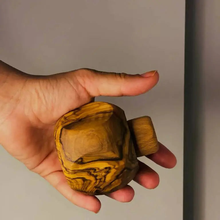 VOW | Olive Wood Apple Dugout/Smoker's Gift_4