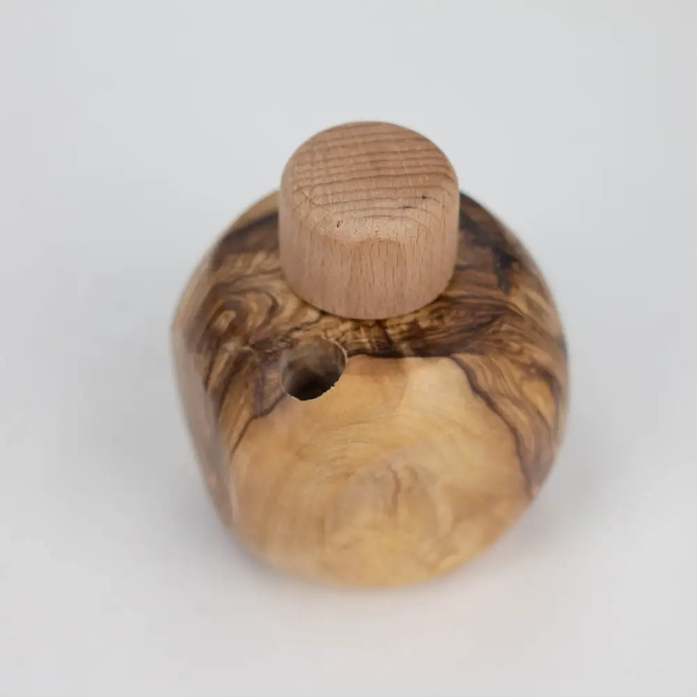 VOW | Olive Wood Apple Dugout/Smoker's Gift_7