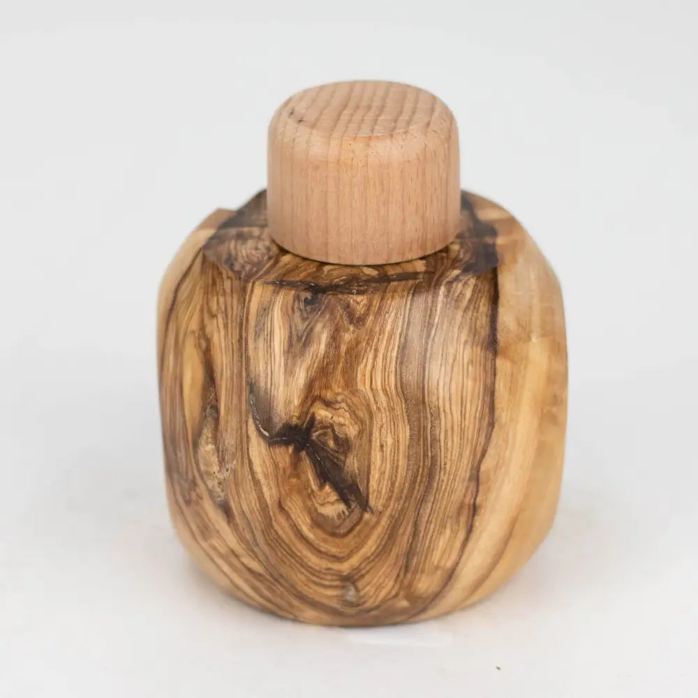 VOW | Olive Wood Apple Dugout/Smoker's Gift_1