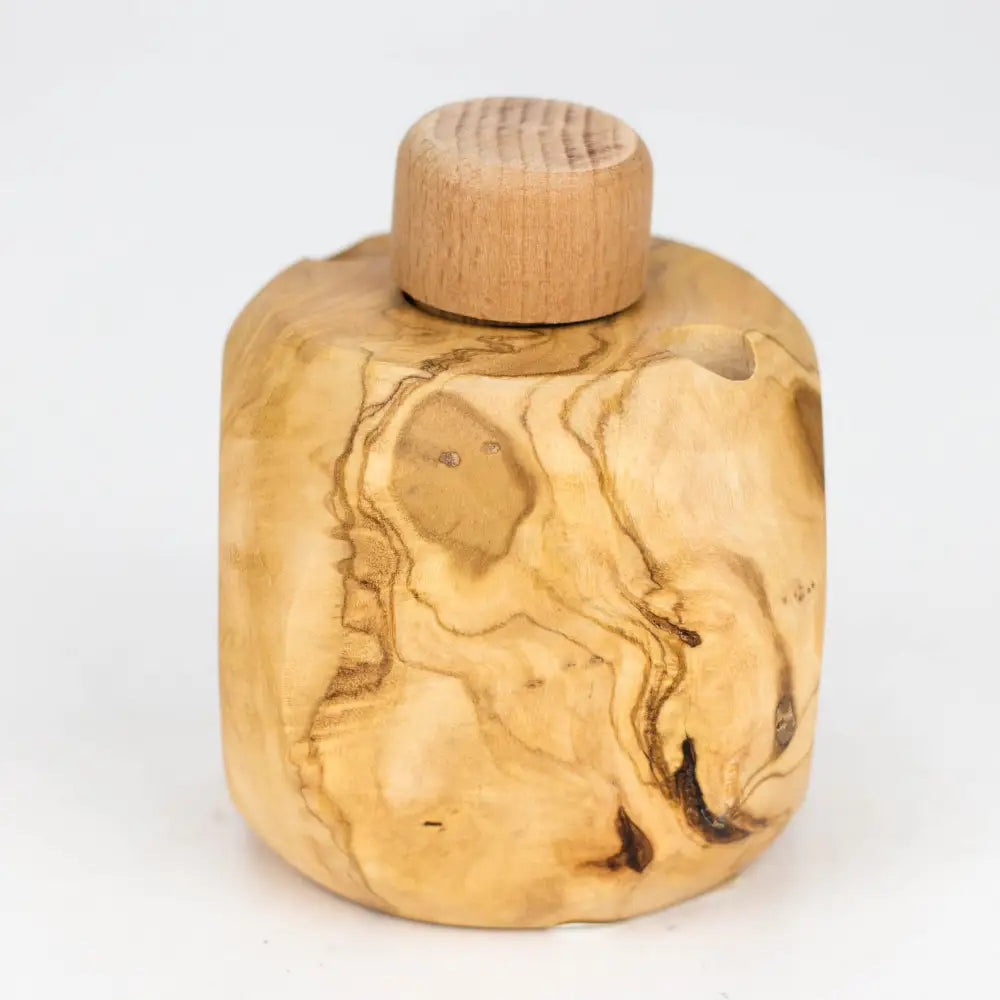 VOW | Olive Wood Big Apple Dugout/Smoker's Gift_1