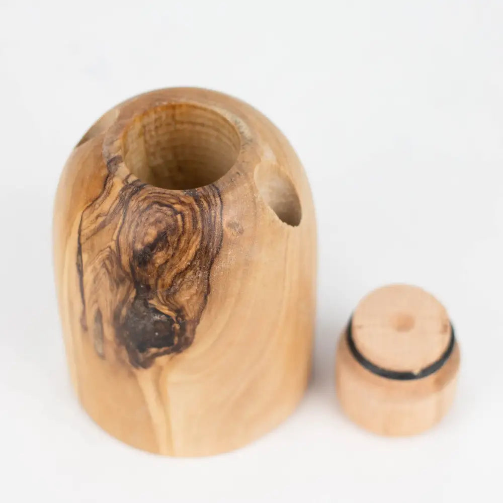 VOW | Olive wood tabletop Dugout/One hitter stash Box/Smoker's Gift_3