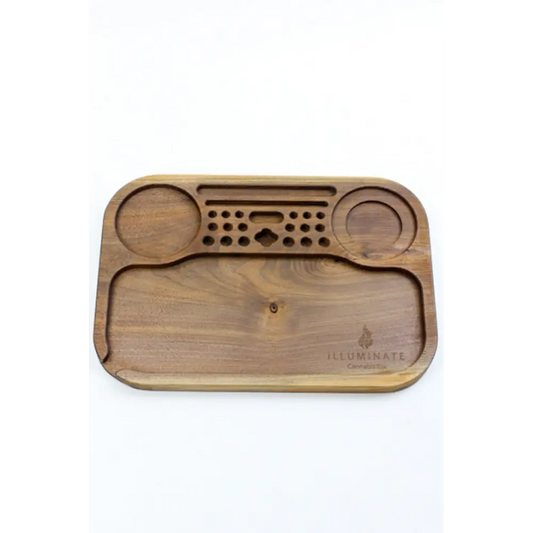 Walnut King size rolling tray Model 1_0