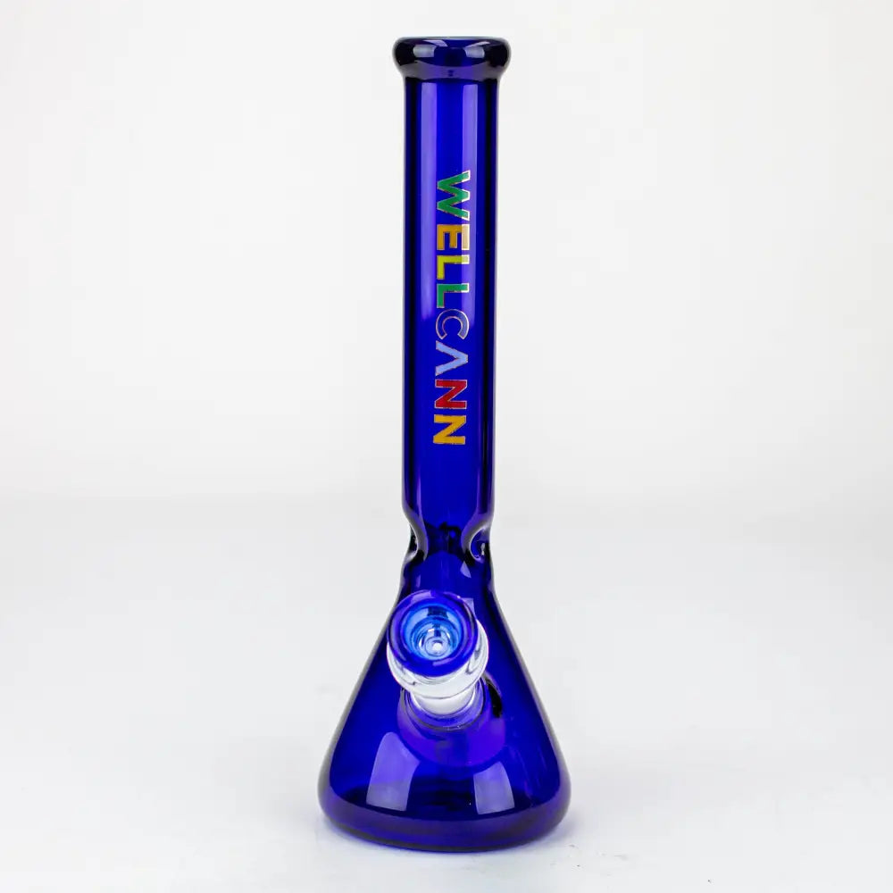 WellCann- 12" Color beaker glass water bong_9