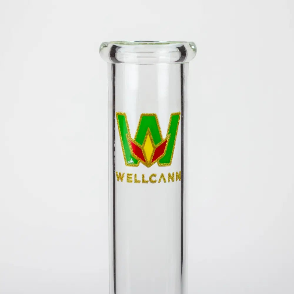 WellCann - 12" glass water bong with Christmas Design_4