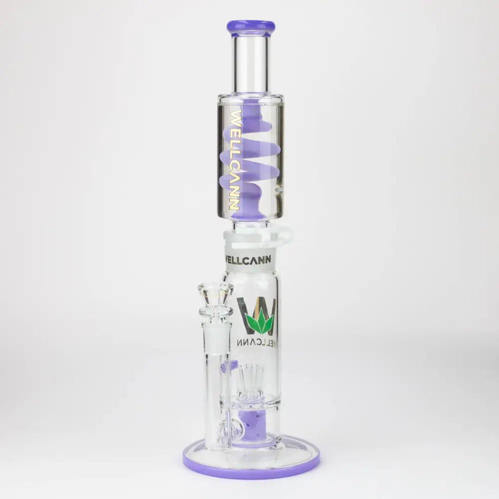 WELLCANN | 14.5" Glycerine Detachable Glass Bong [606]_8