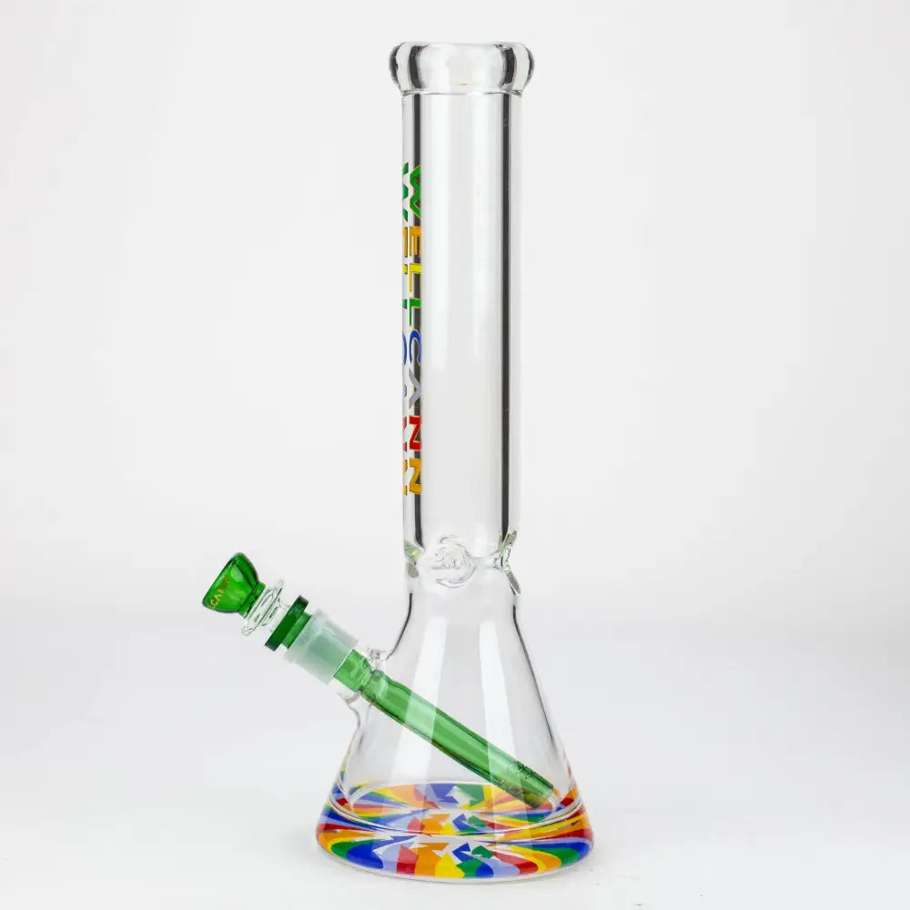 WellCann - 14" 7 mm Thick beaker bong with thick decal base_7