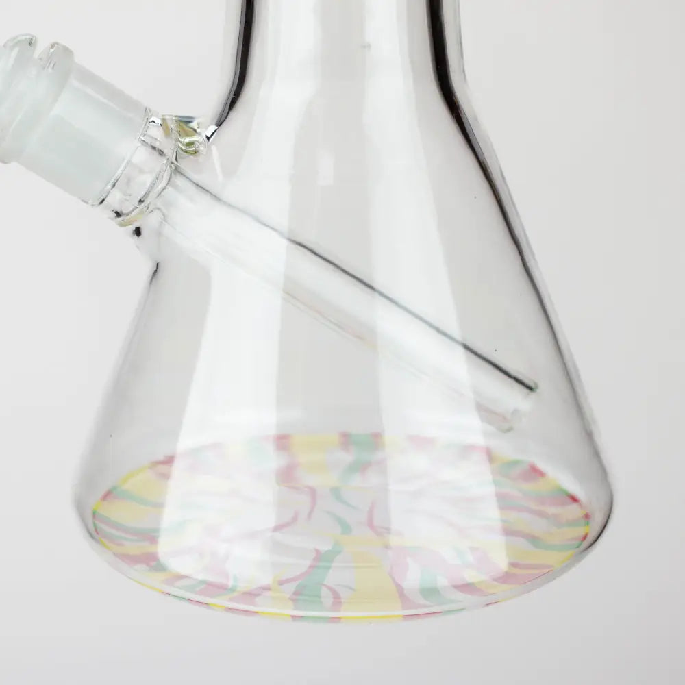 WellCann | 14" 7mm Beaker Bong with Colour Bottom_7