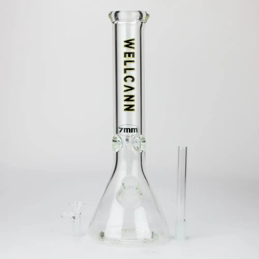 WellCann | 14" 7mm Beaker glass Bong_8