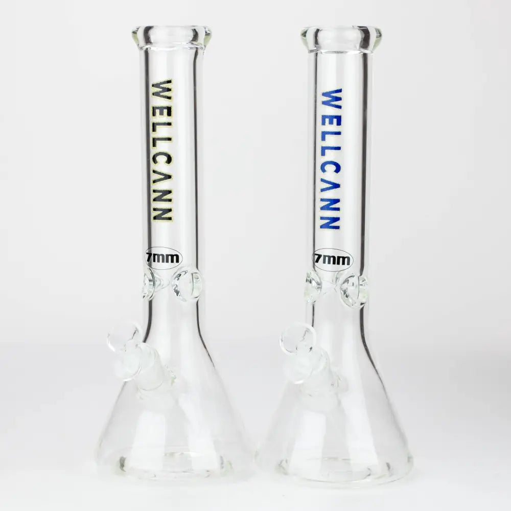 WellCann | 14" 7mm Beaker glass Bong_0