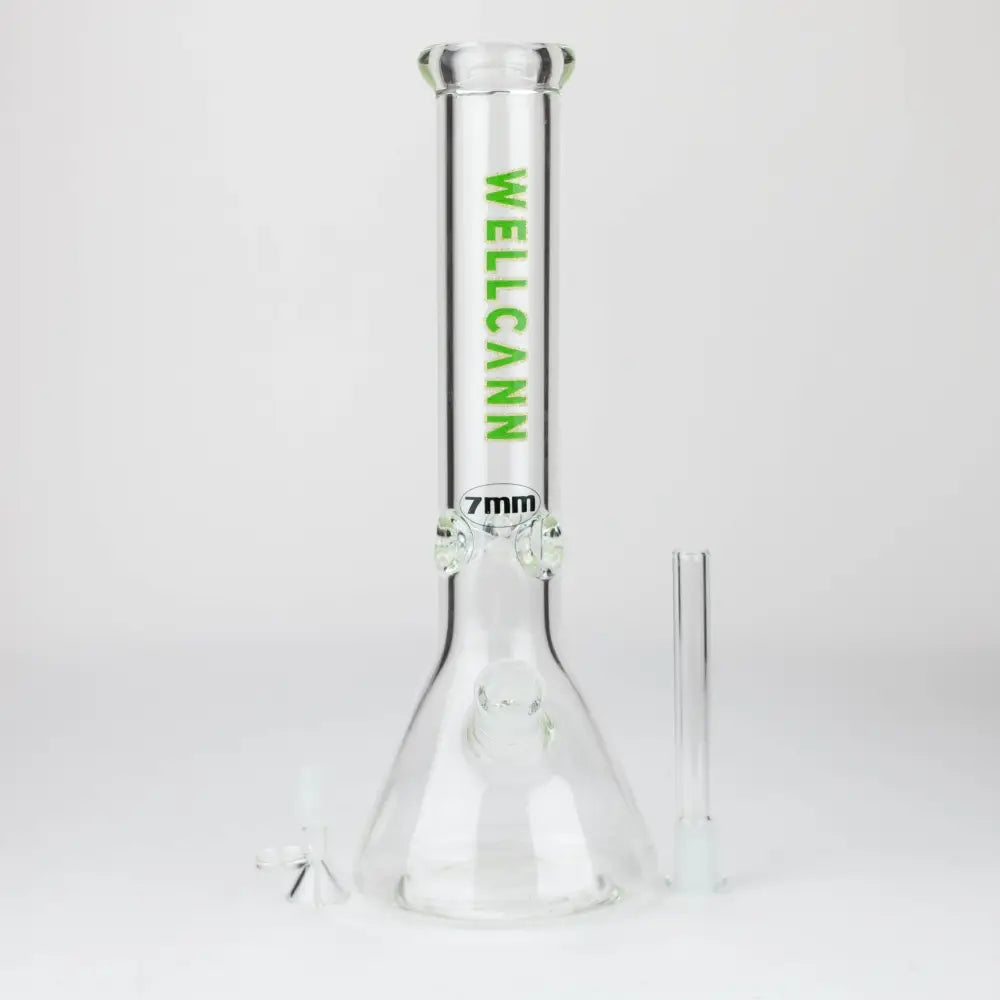 WellCann | 14" 7mm Beaker glass Bong_7