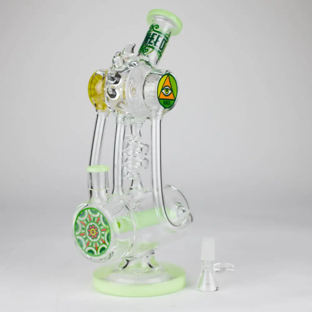 WENEED | 12" Twisting Tide Glass Bong_6