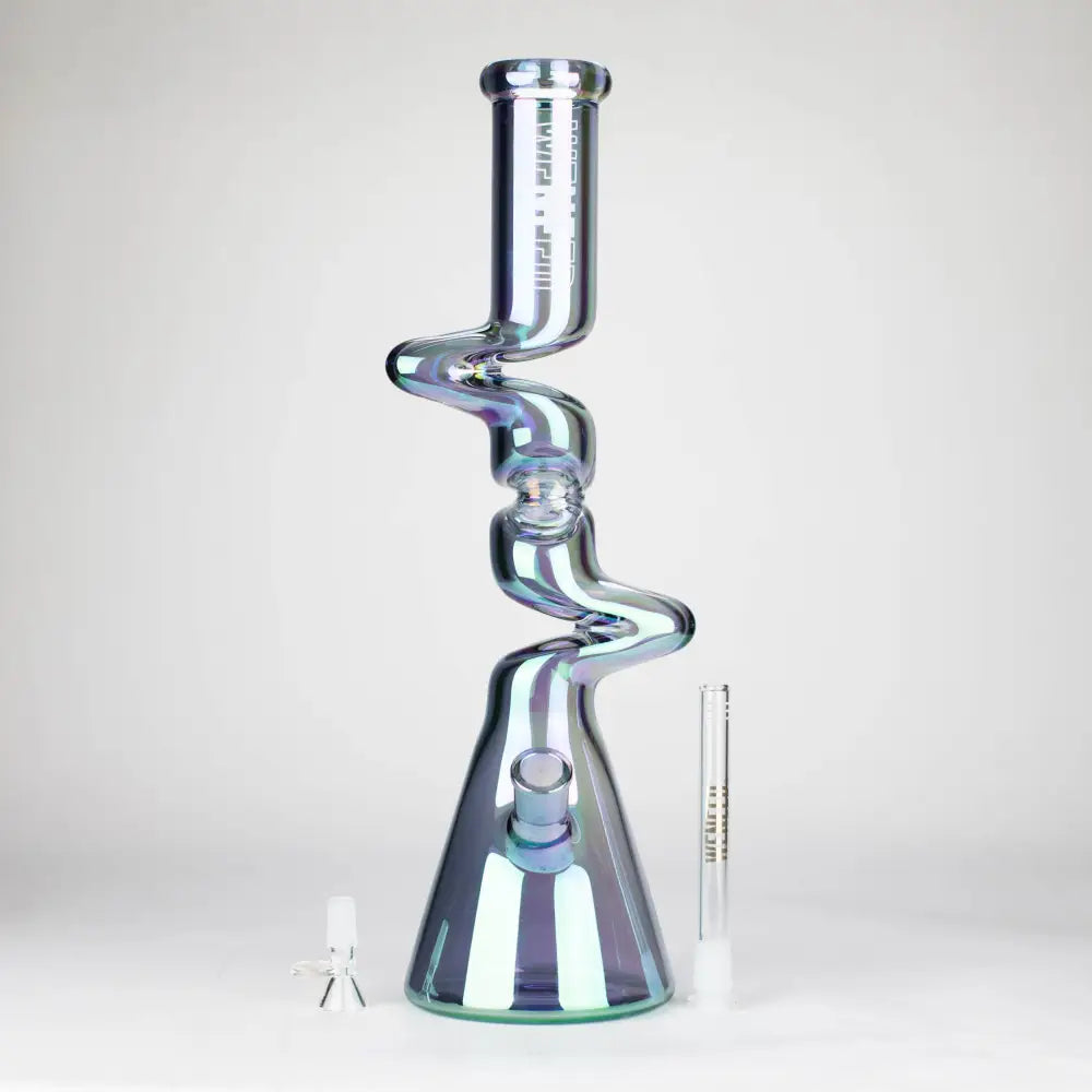 WENEED | 17.5" Iridescent Ripple Glass Bong_3