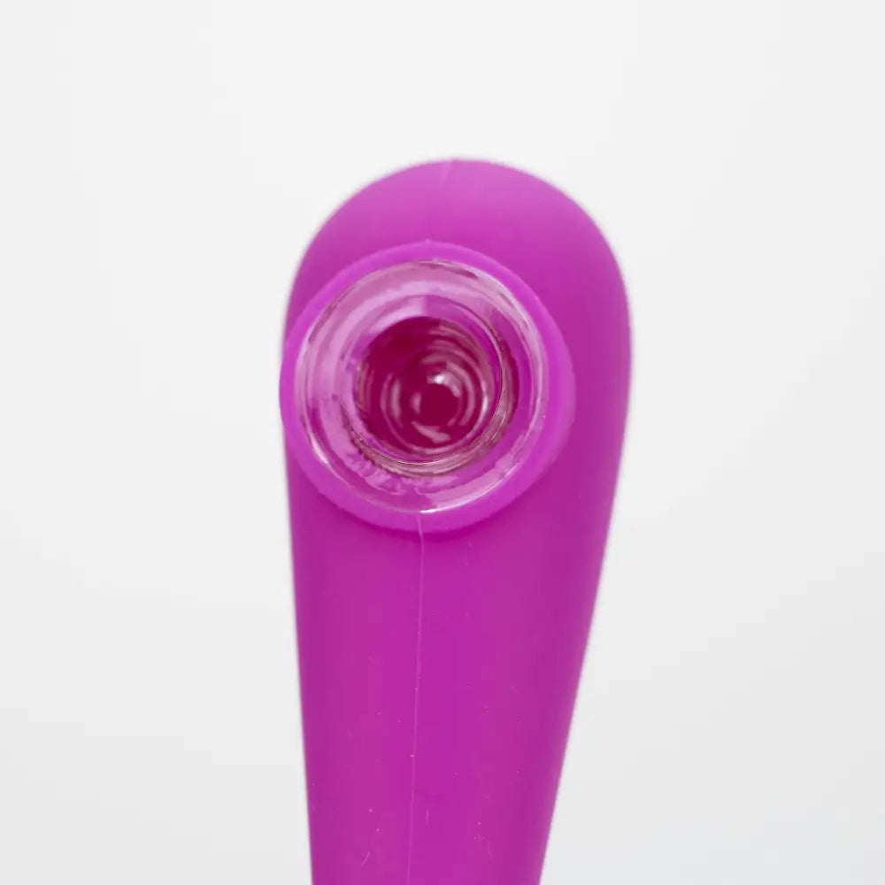 Weneed | 4" Eggplant Silicone Smoking Pipe_1