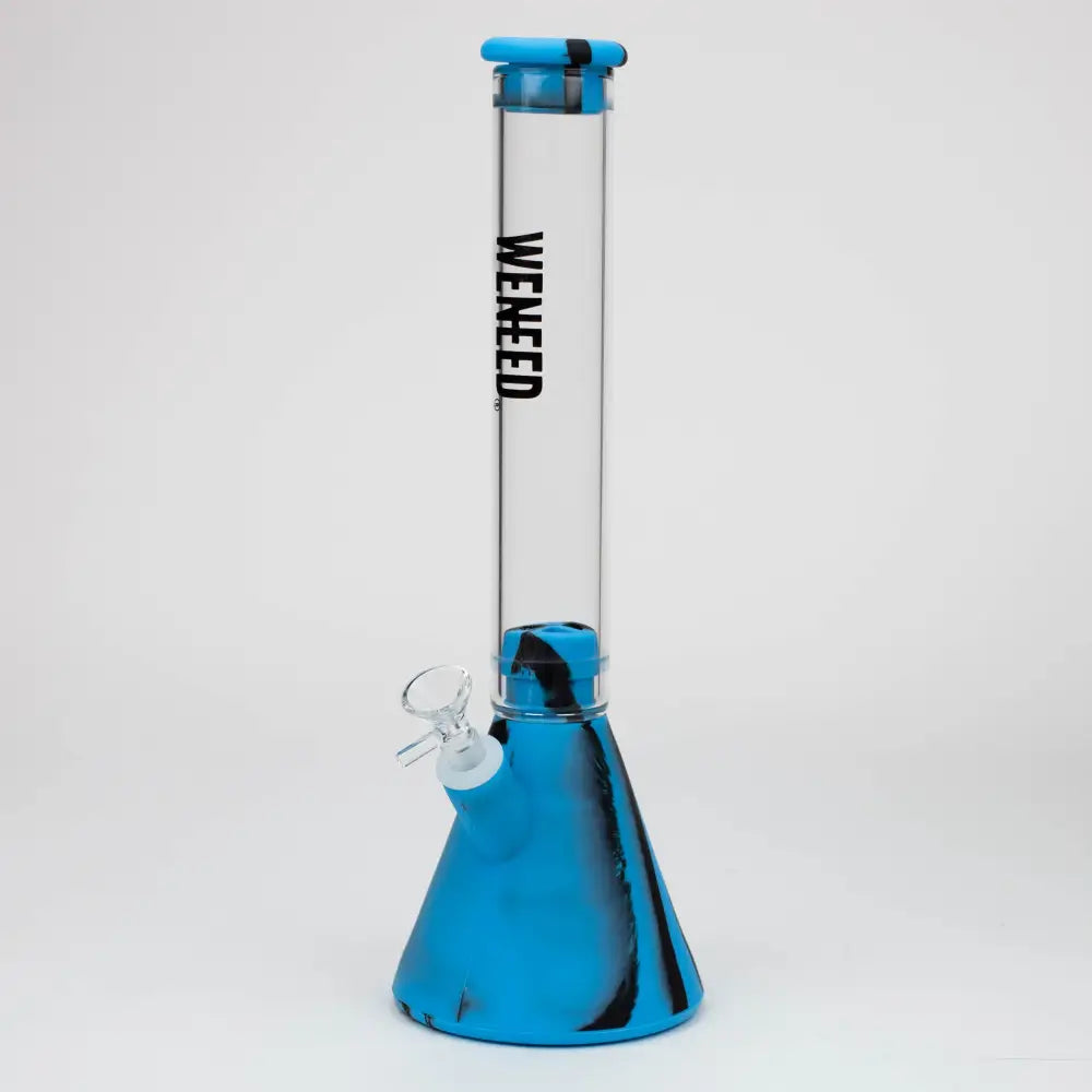 WENEED®- 12" Silicone Glass Beaker bong_5