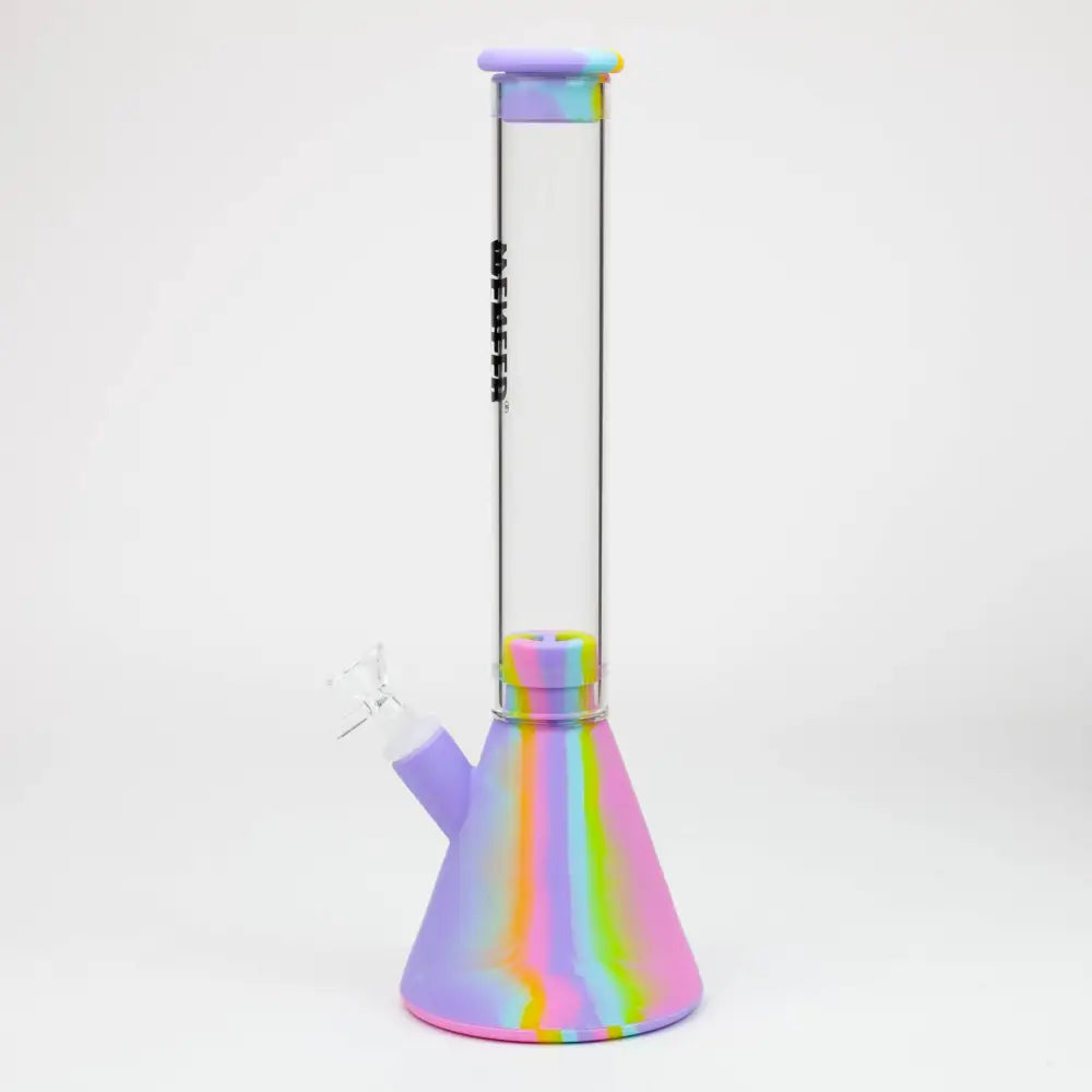 WENEED®- 12" Silicone Glass Beaker bong_6