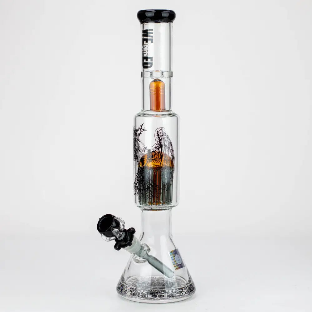 WENEED®-18" Beasts of East Tree Percolator Beaker bong_11