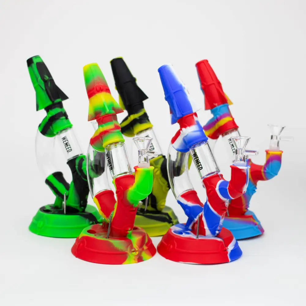 WENEED®- 8" D Lab Silicone bong Set_0