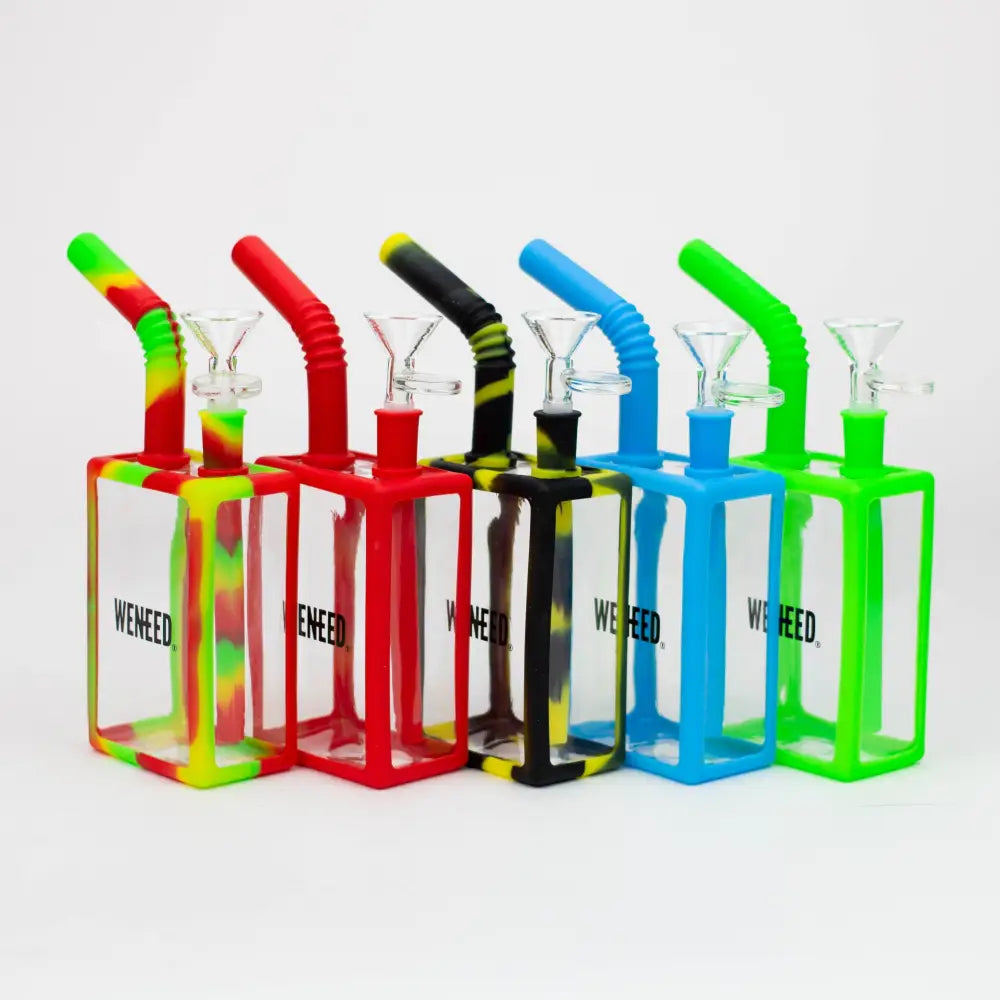 WENEED®- 8" Silicone Juice Box bong_0