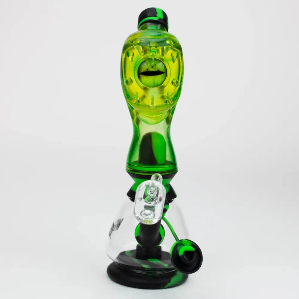 WENEED®- 9'' Leak Proof Monster Eyes Silicone Rig_9