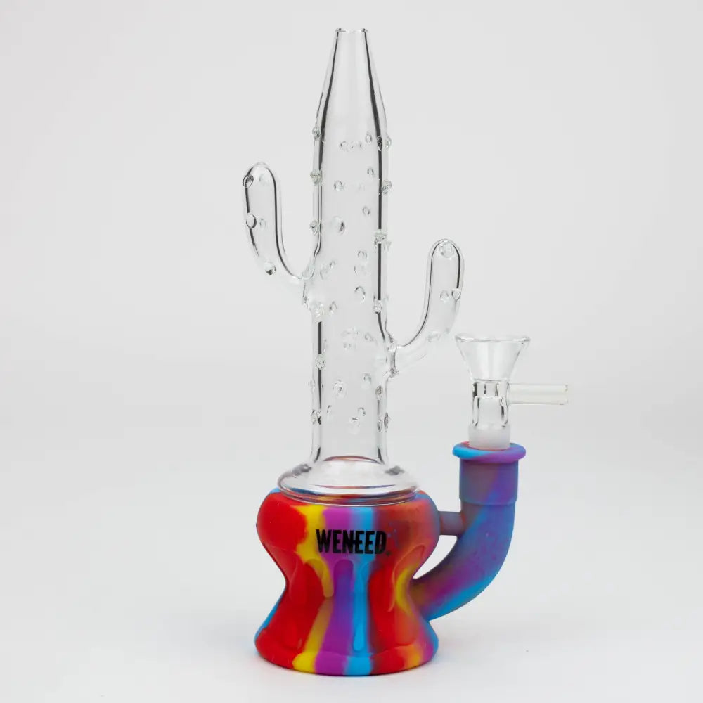 WENEED®- 9" Silicone Cactus bong_4