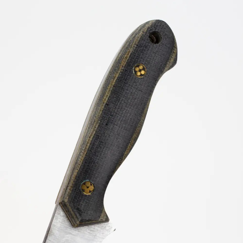 White Deer Skinner Knife Micarta with Wood Grips [WD9413]_3