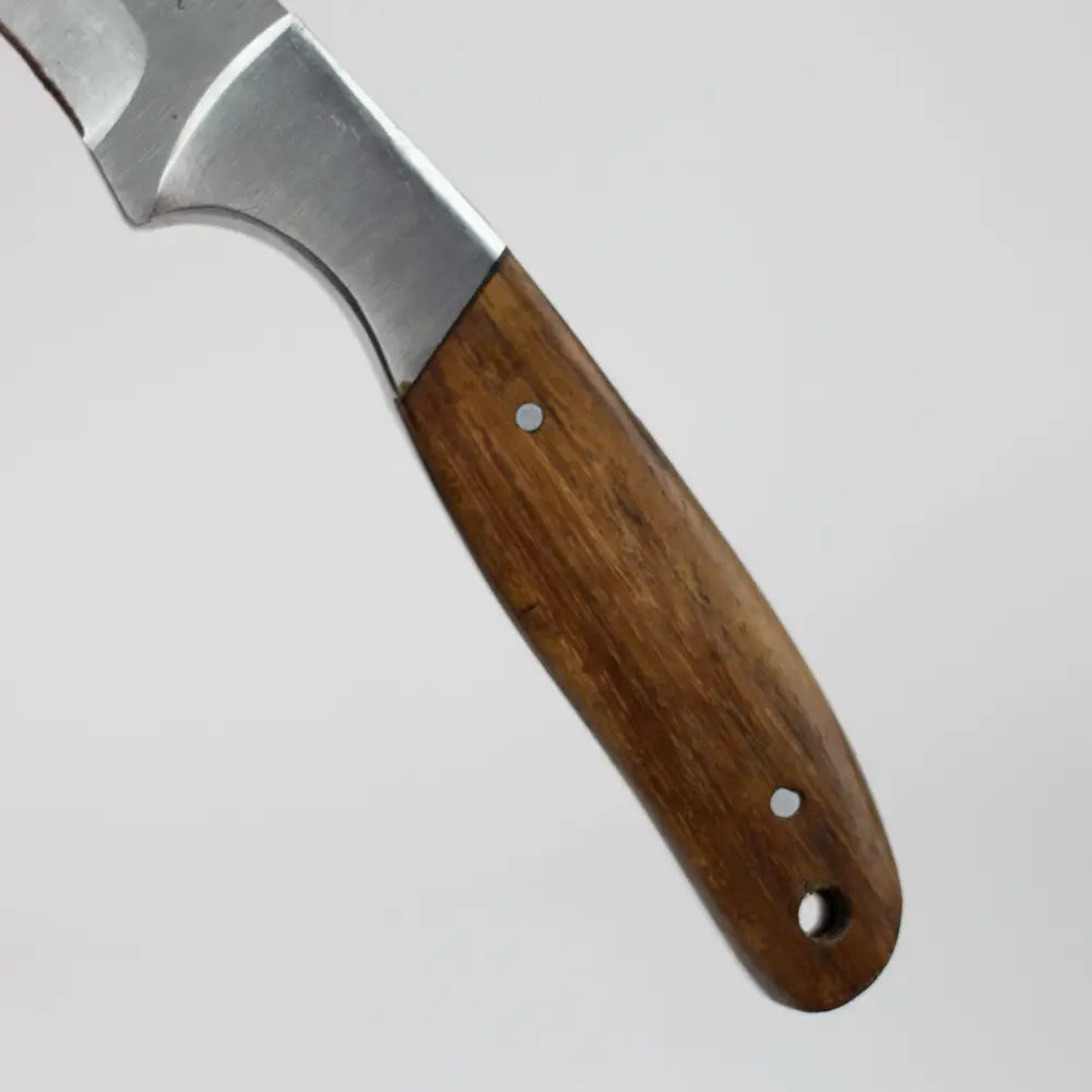 White Deer Skinner Knife Wood Grip Drop  Point  [WD9407]_4