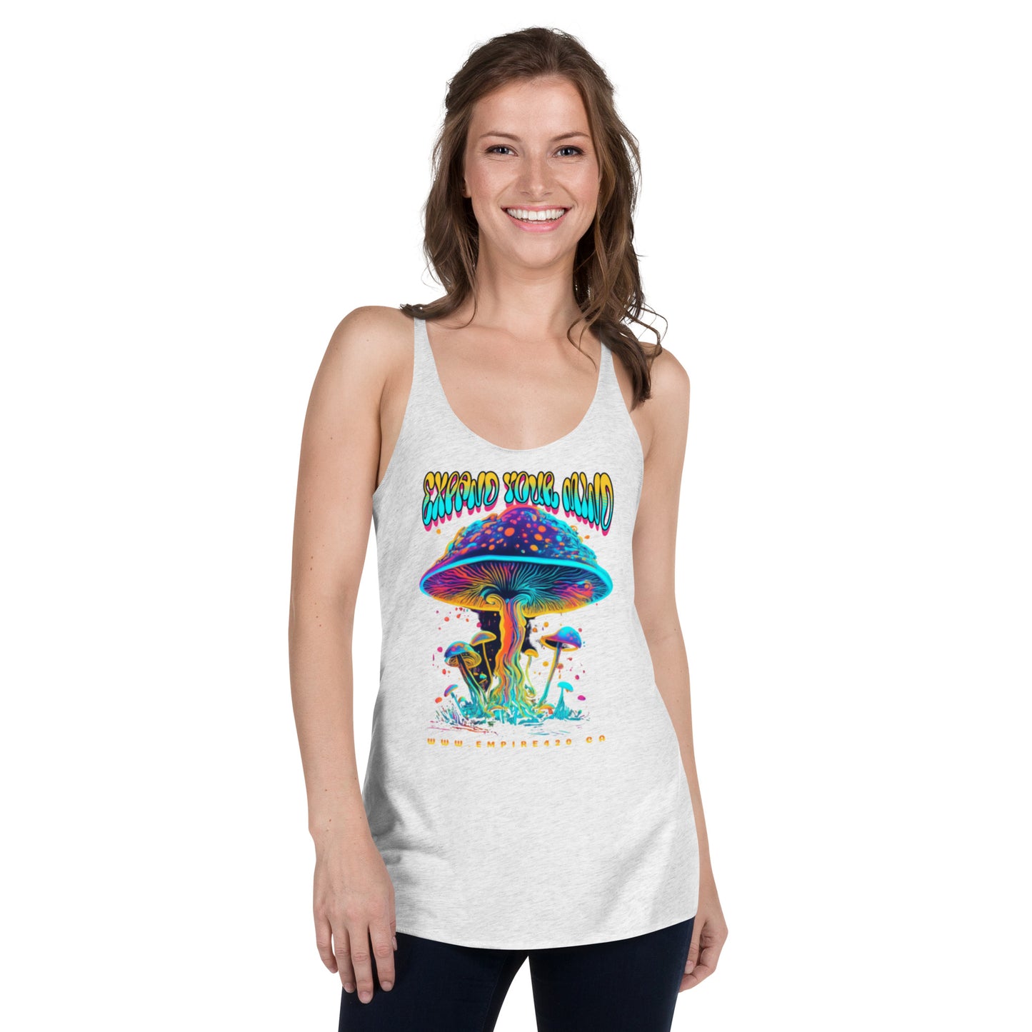 Women's Racerback Tank shroom