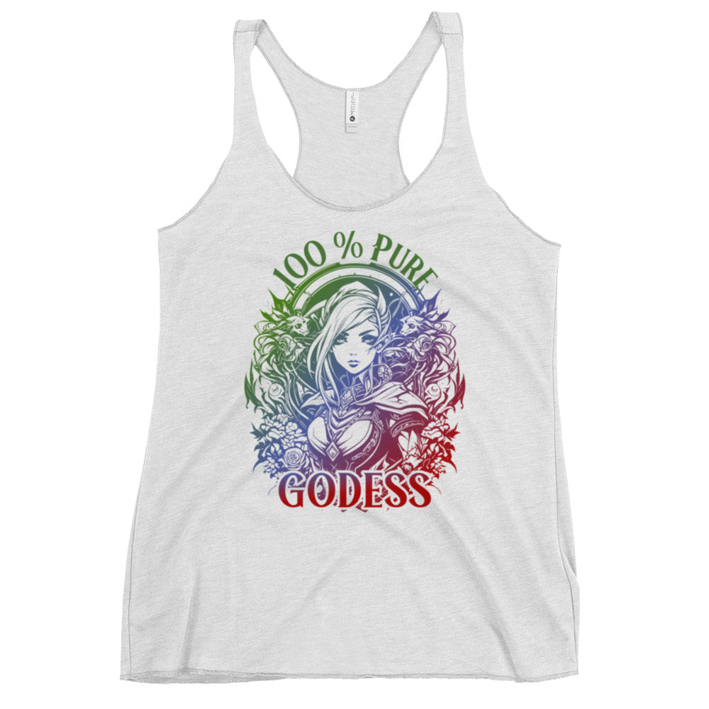 Women's Racerback Tank pure godess