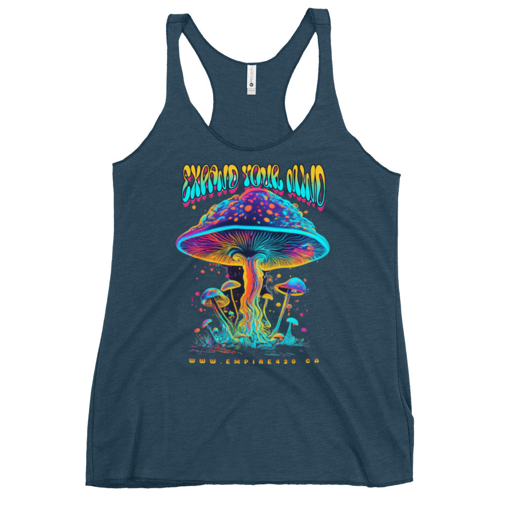 Women's Racerback Tank mushroom